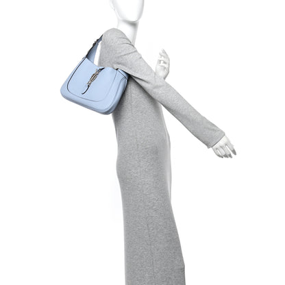 Gucci Grained Calfskin Web Medium Jackie 1961 Hobo Light Blue 2 of 10