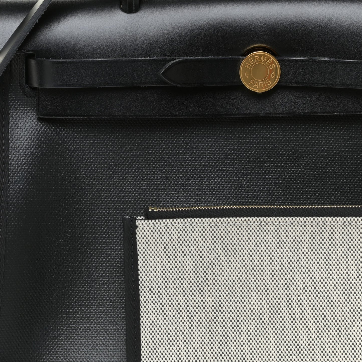 Toile H Berline Vache Hunter Herbag Zip PM 31 Black Ecru