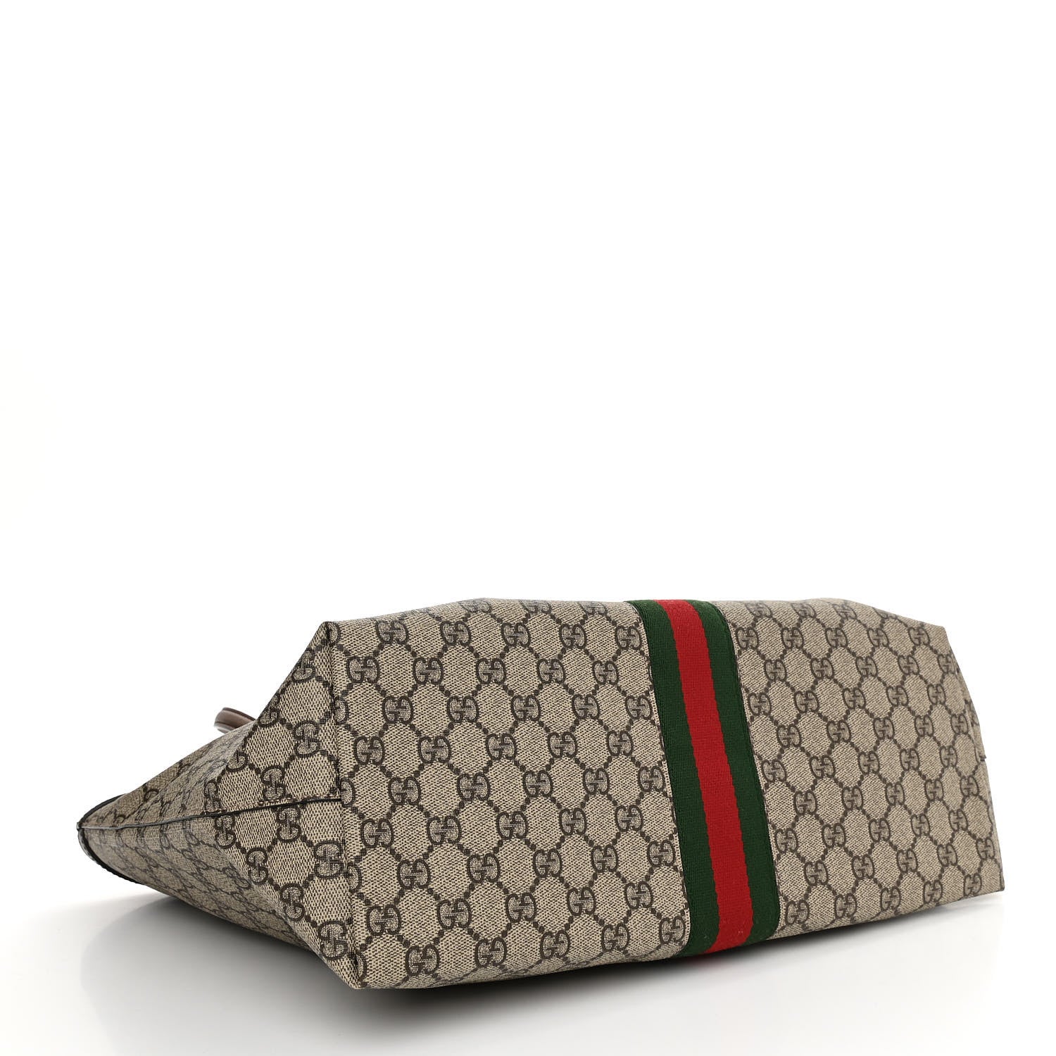 Gucci GG Supreme Monogram Medium Ophidia Shopping Tote Brown 4 of 10