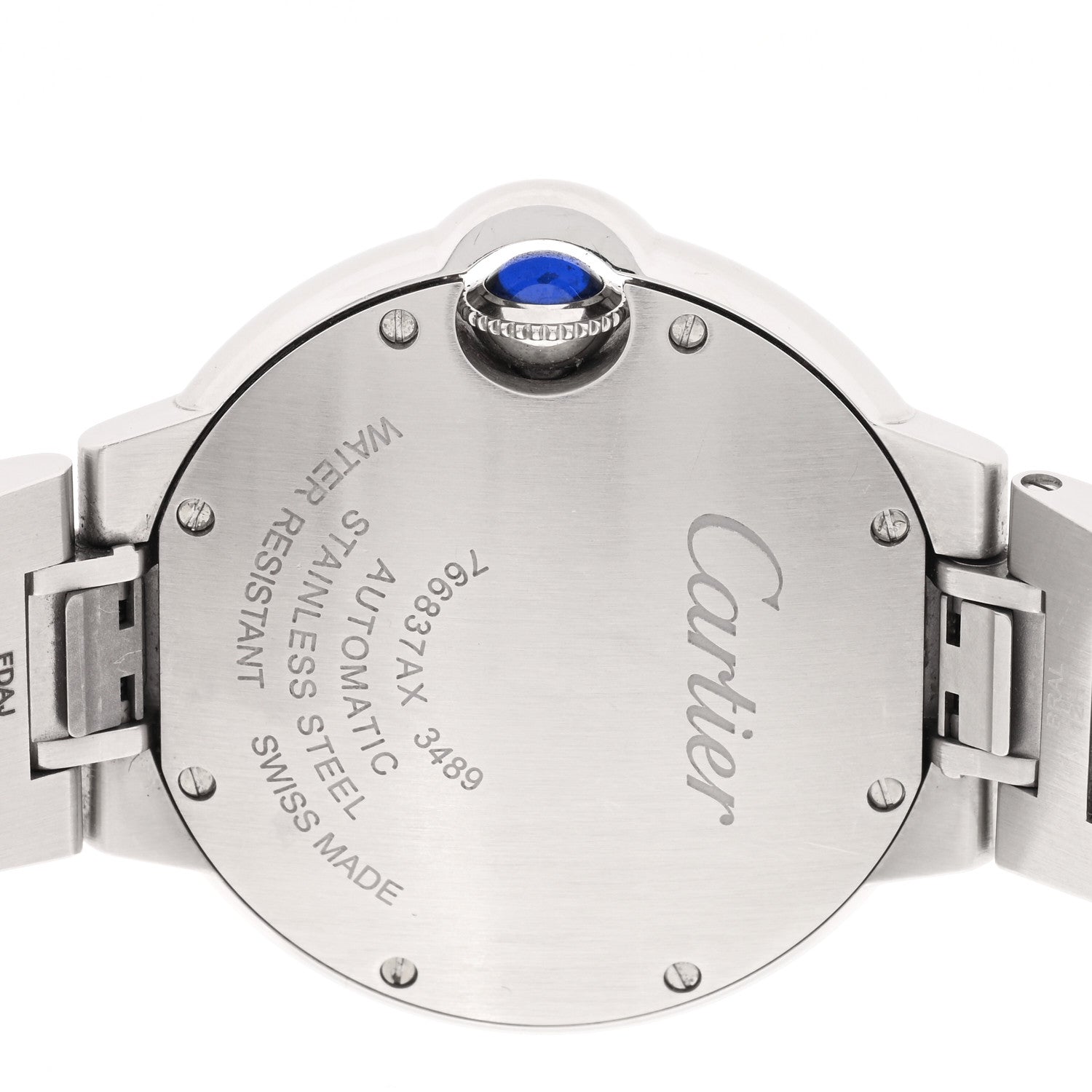 Cartier Stainless Steel 33mm Ballon Bleu De Cartier Automatic Watch Pink 4 of 5