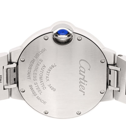 Cartier Stainless Steel 33mm Ballon Bleu De Cartier Automatic Watch Pink 4 of 5