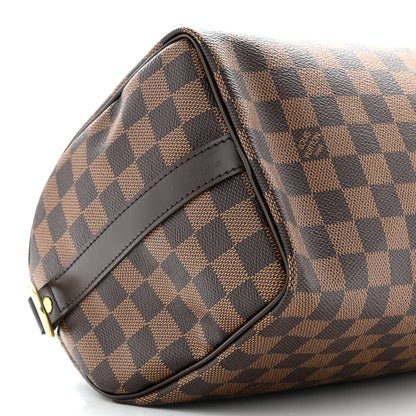Louis Vuitton Damier Ebene Speedy Bandouliere 25 9 of 11