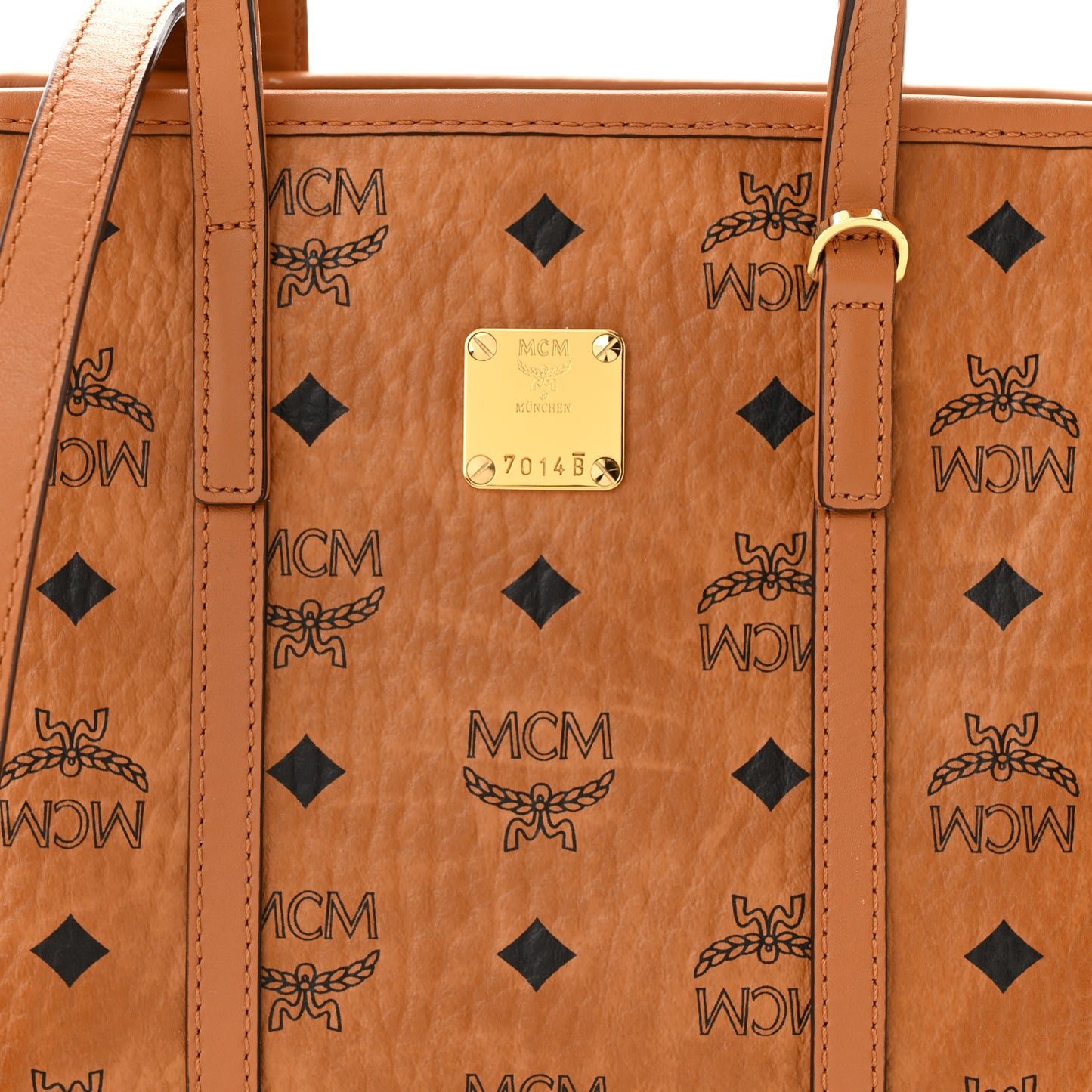 Visetos Mini Toni Shopper Tote Cognac