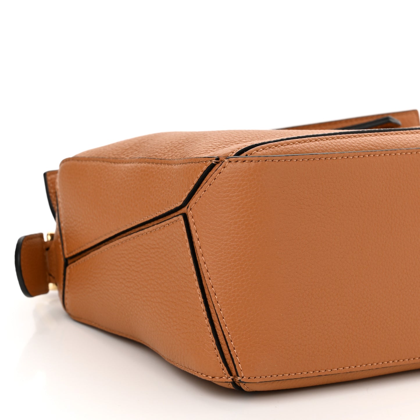 Soft Grained Calfskin Small Puzzle Bag Light Caramel