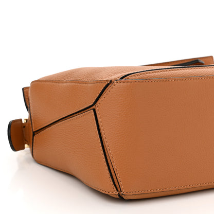 Loewe Soft Grained Calfskin Small Puzzle Bag Light Caramel 8 of 9