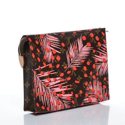 Louis Vuitton Monogram Jungle Dots Toiletry Pouch 26 Sugar Pink Poppy 3 of 7