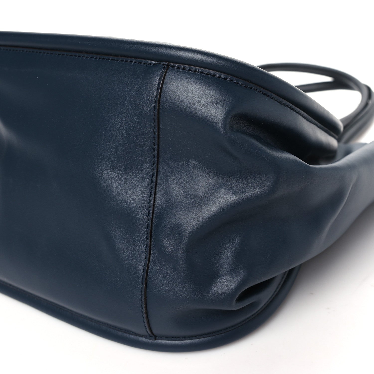 Proenza Schouler Calfskin Large Ruched Tote Dark Navy 11 of 13