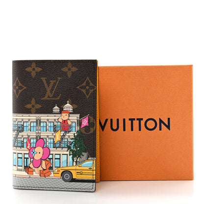 Louis Vuitton Monogram 2022 Christmas Animation New York Soho Passport Cover Yellow 7 of 7