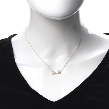 Tiffany 18K Rose Gold Paloma's Graffiti Smile Pendant Necklace 2 of 7