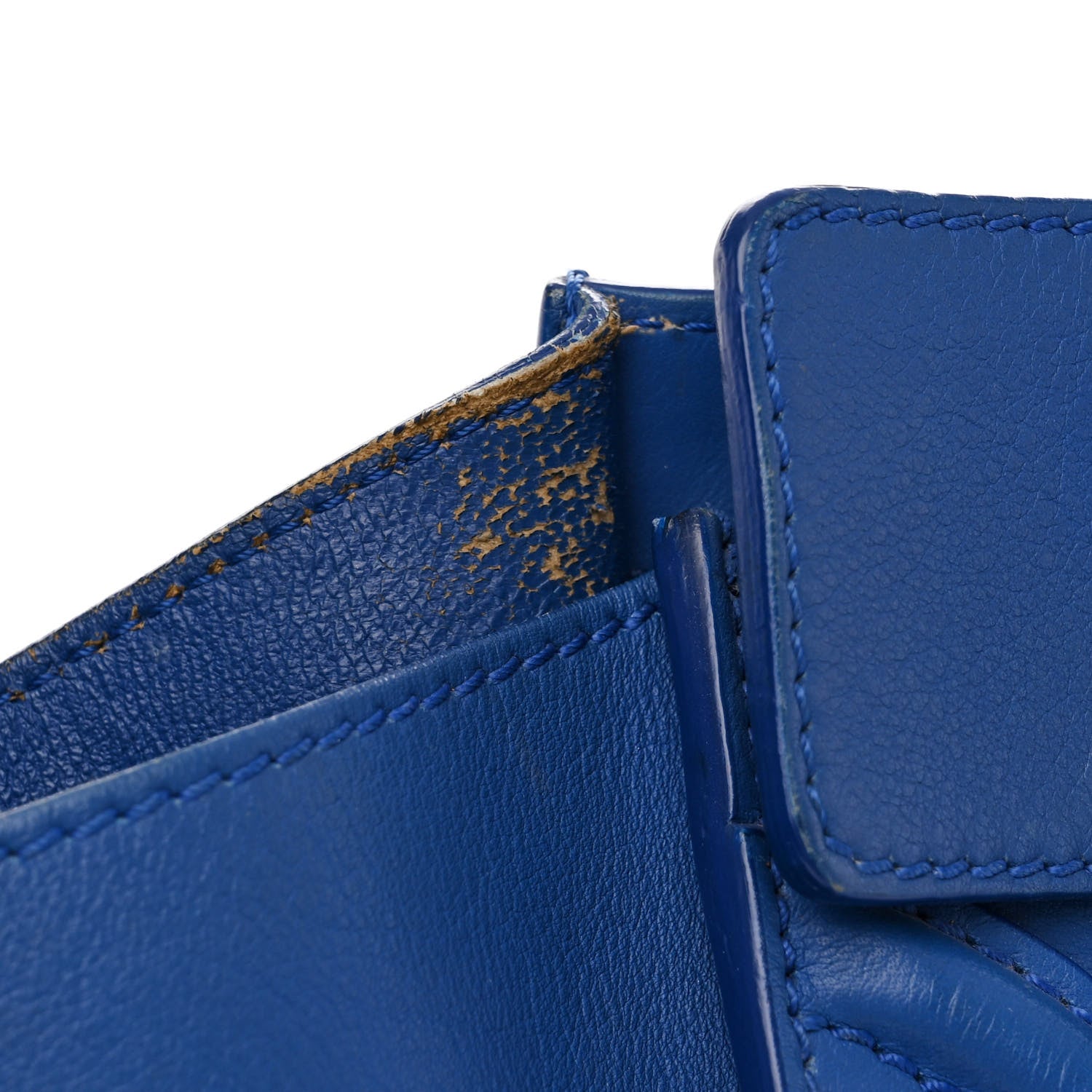 Celine Smooth Calfskin Mini Luggage Royal Blue 12 of 16
