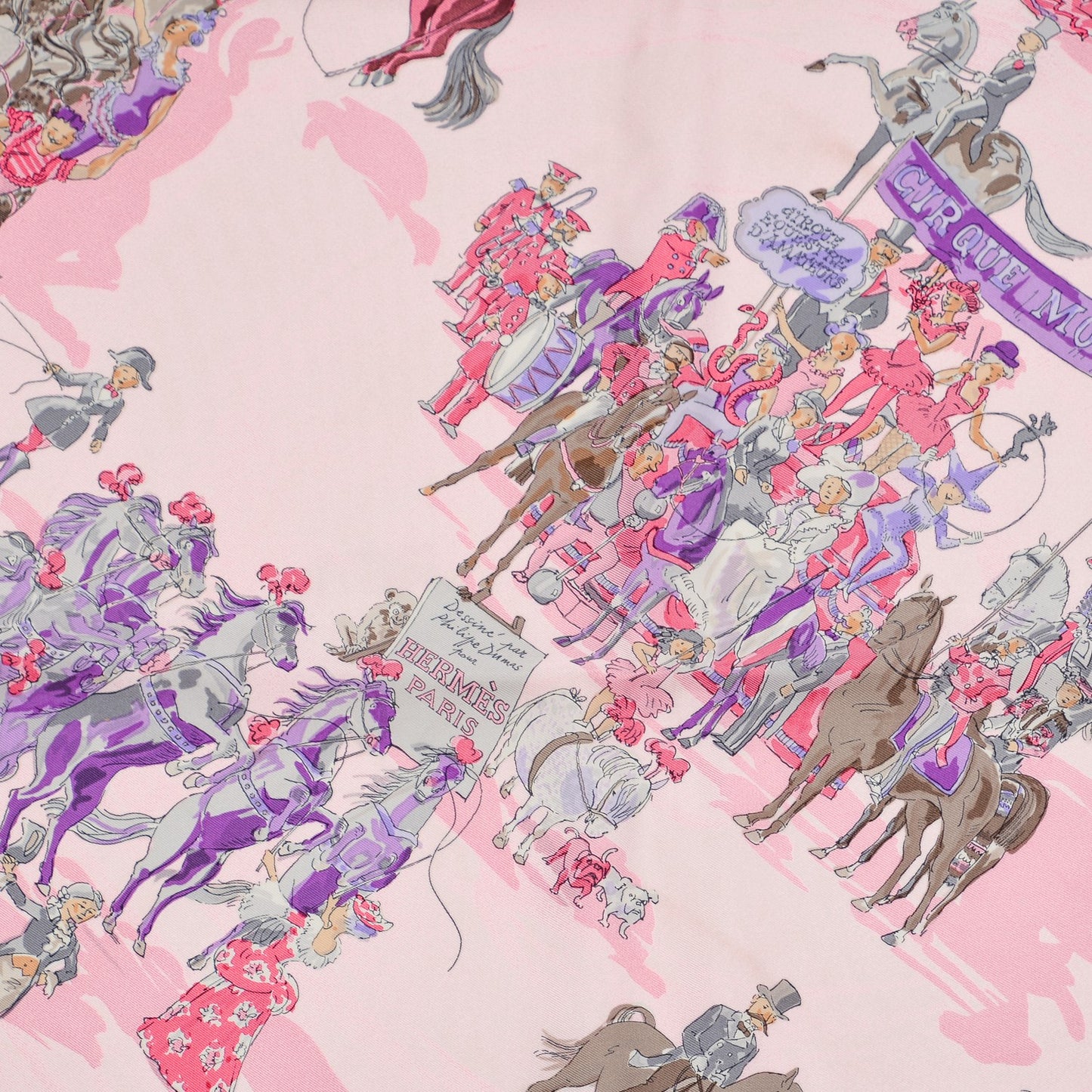 Silk Cirque Molier Scarf 90