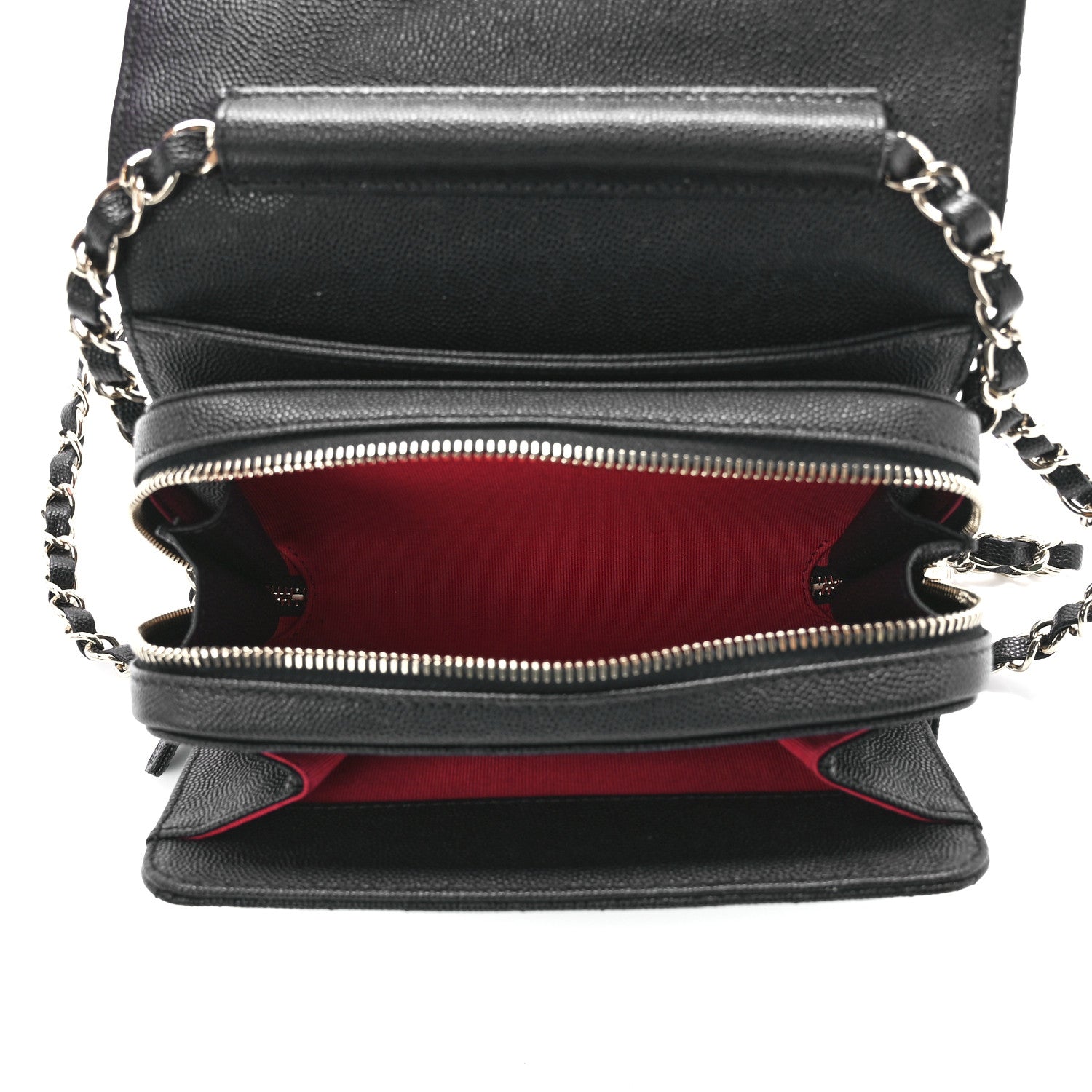 Chanel Caviar Quilted Like A Wallet Flap Black 5 of 10