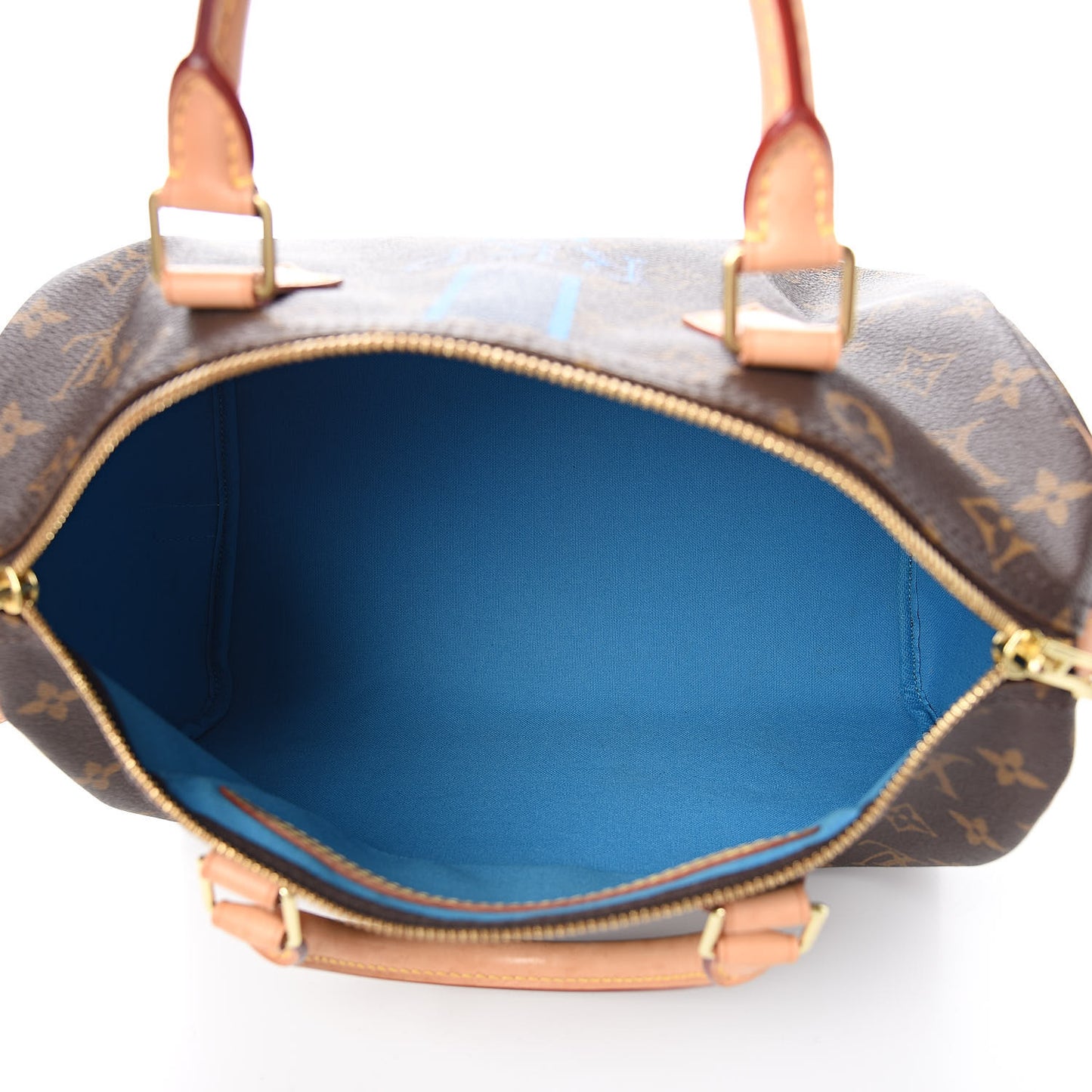 Monogram My LV Heritage Speedy Bandouliere 30 Marine Blue Clair