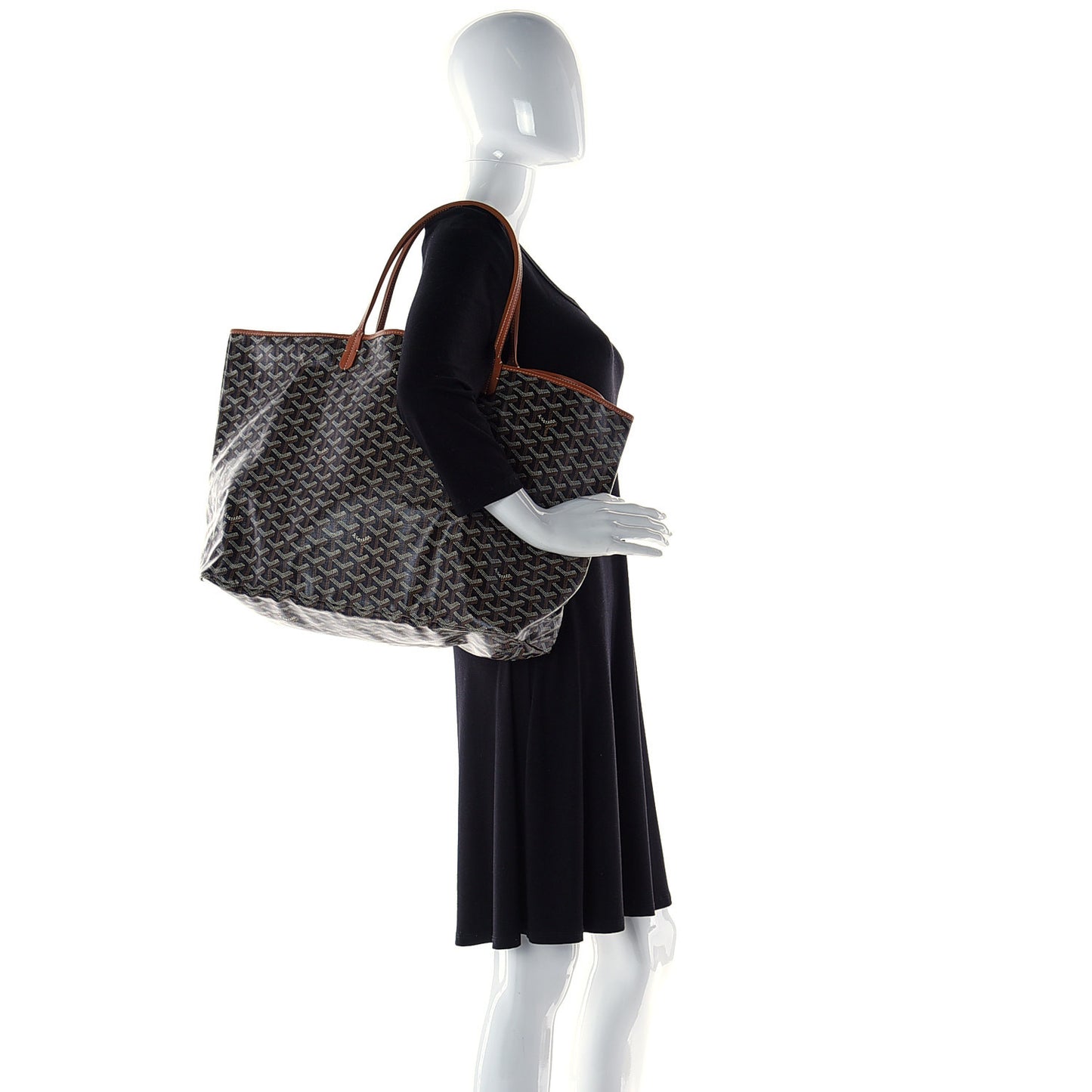 Goyardine Saint Louis GM Black Gold