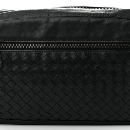 Bottega Veneta Calfskin Intrecciato Belt Bag Black 8 of 10