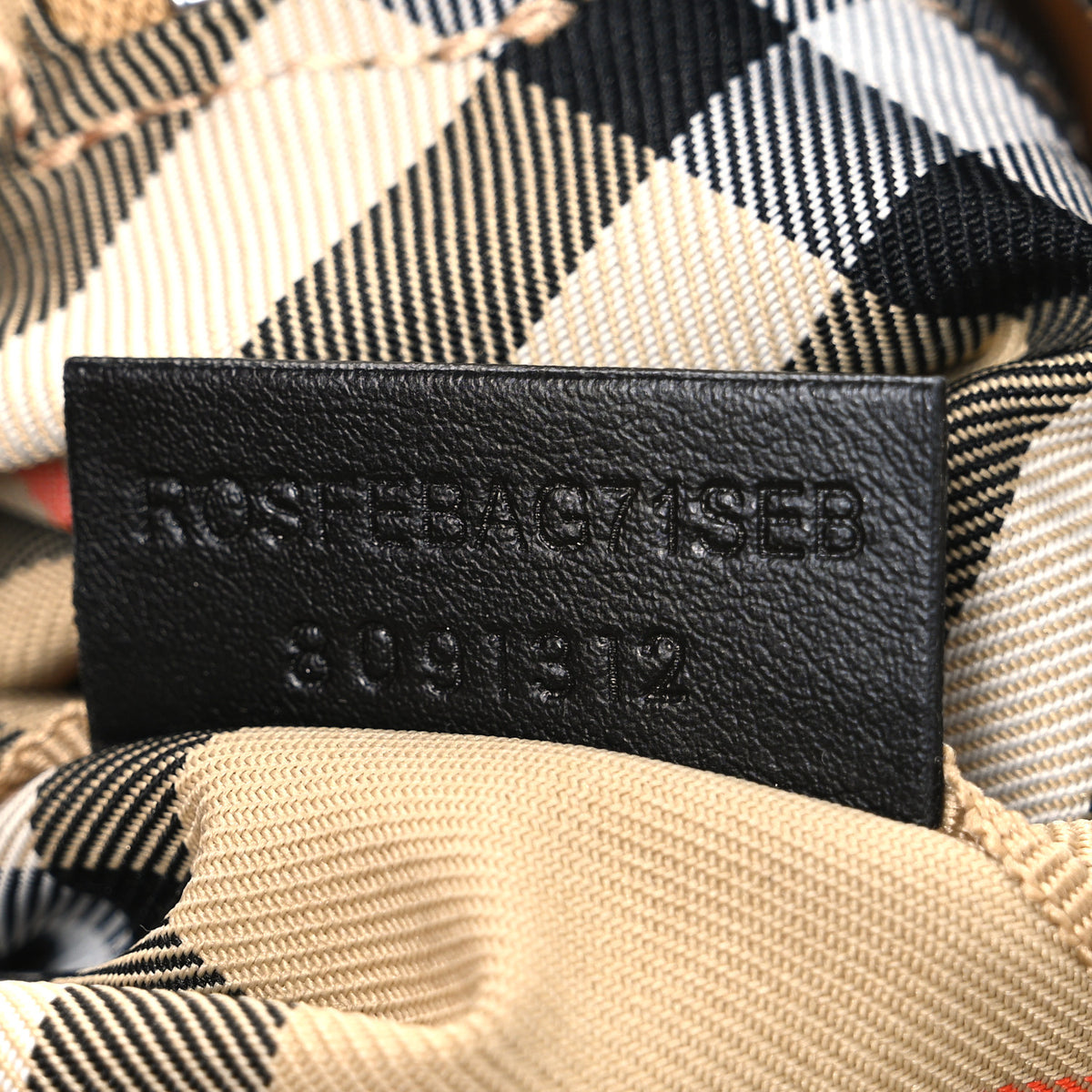 Vintage Check Medium Backpack Sand Beige