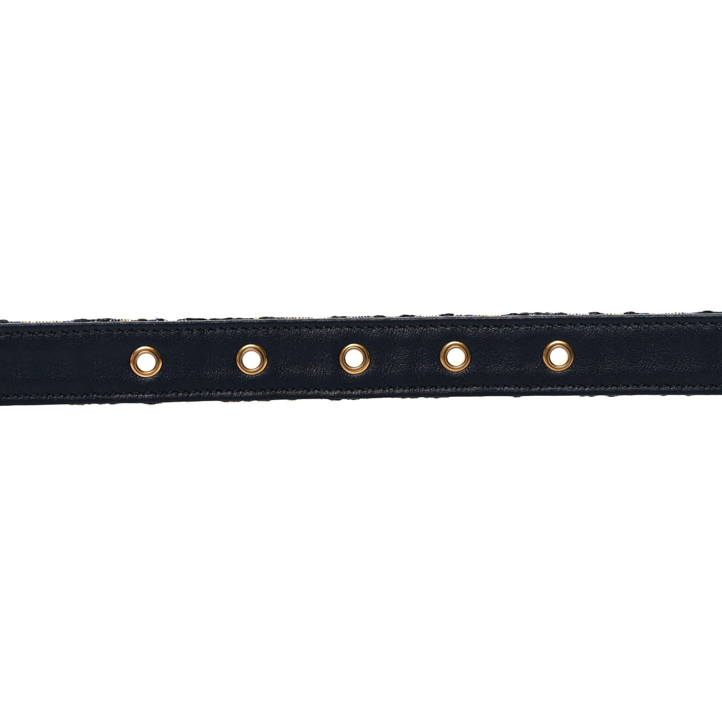Jacquard Oblique 20mm Saddle Belt 80 32 Blue