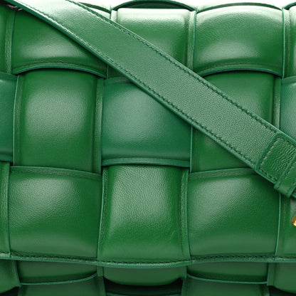Bottega Veneta Nappa Maxi Intreccio Padded Cassette Crossbody Bag Racing Green 7 of 9