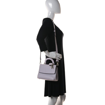 Christian Dior Smooth Calfskin Mini Be Dior Flap Lilac 2 of 16