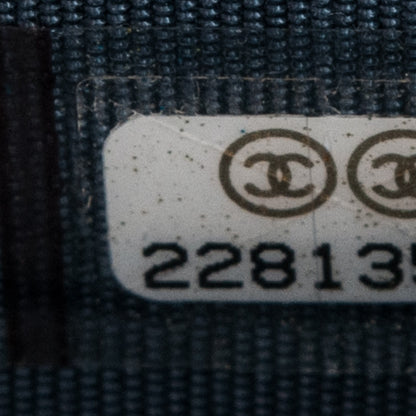 Chanel Caviar Quilted Wallet on Removable Chain Navy 9 of 9