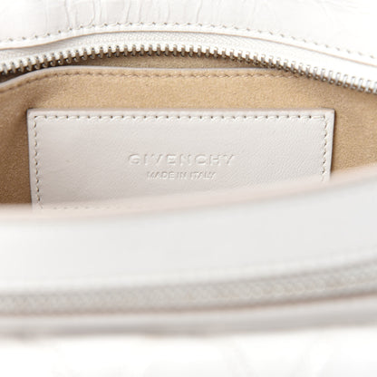 Givenchy Goatskin Diamond Quilted Pocket Crossbody White 8 of 9