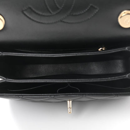Chanel Lambskin Quilted Small Trendy CC Dual Handle Flap Bag Black 4 of 9