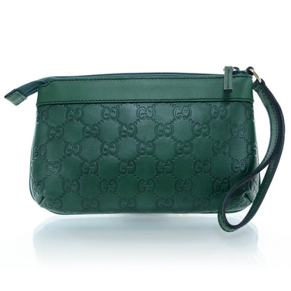 Gucci Guccissima Wristlet Green 3 of 10