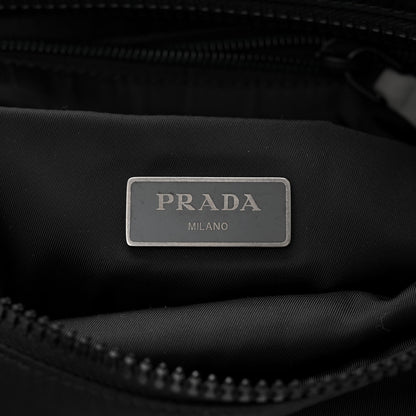 Prada Tessuto Nylon Logo Messenger Bag Black 6 of 11