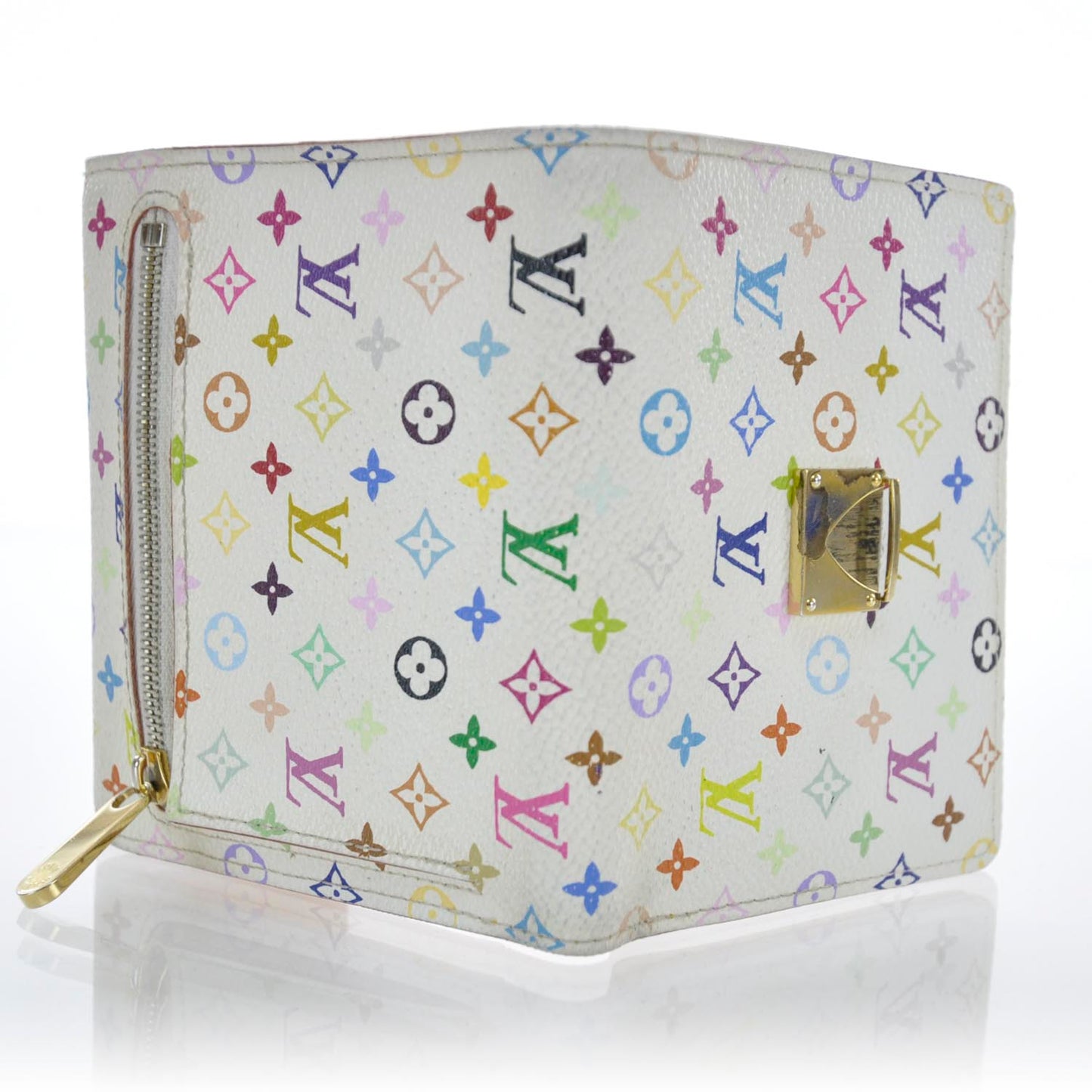 Monogram Multicolor Koala Wallet White