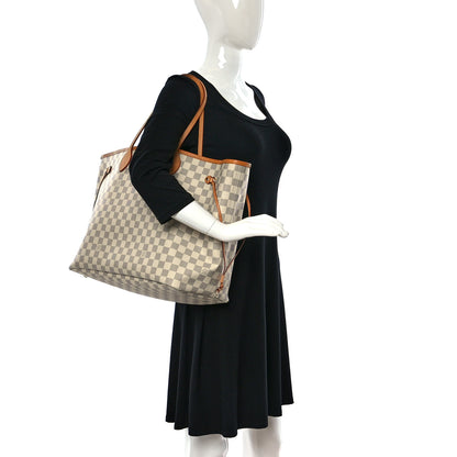 Louis Vuitton Damier Azur Neo Neverfull GM Rose Ballerine 2 of 17