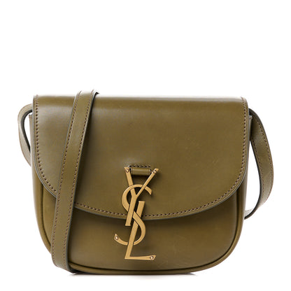 Saint Laurent Smooth Calfskin Classic Monogram Small Kaia Satchel Green 1 of 11