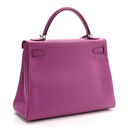 Hermes Epsom Kelly Retourne 32 Cyclamen 3 of 10