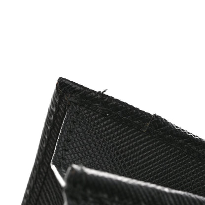 Prada Saffiano Bow Continental Wallet Black 9 of 11