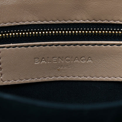 Balenciaga Chevre Gold Metallic Edge Hardware Envelope Clutch Tomette 5 of 10
