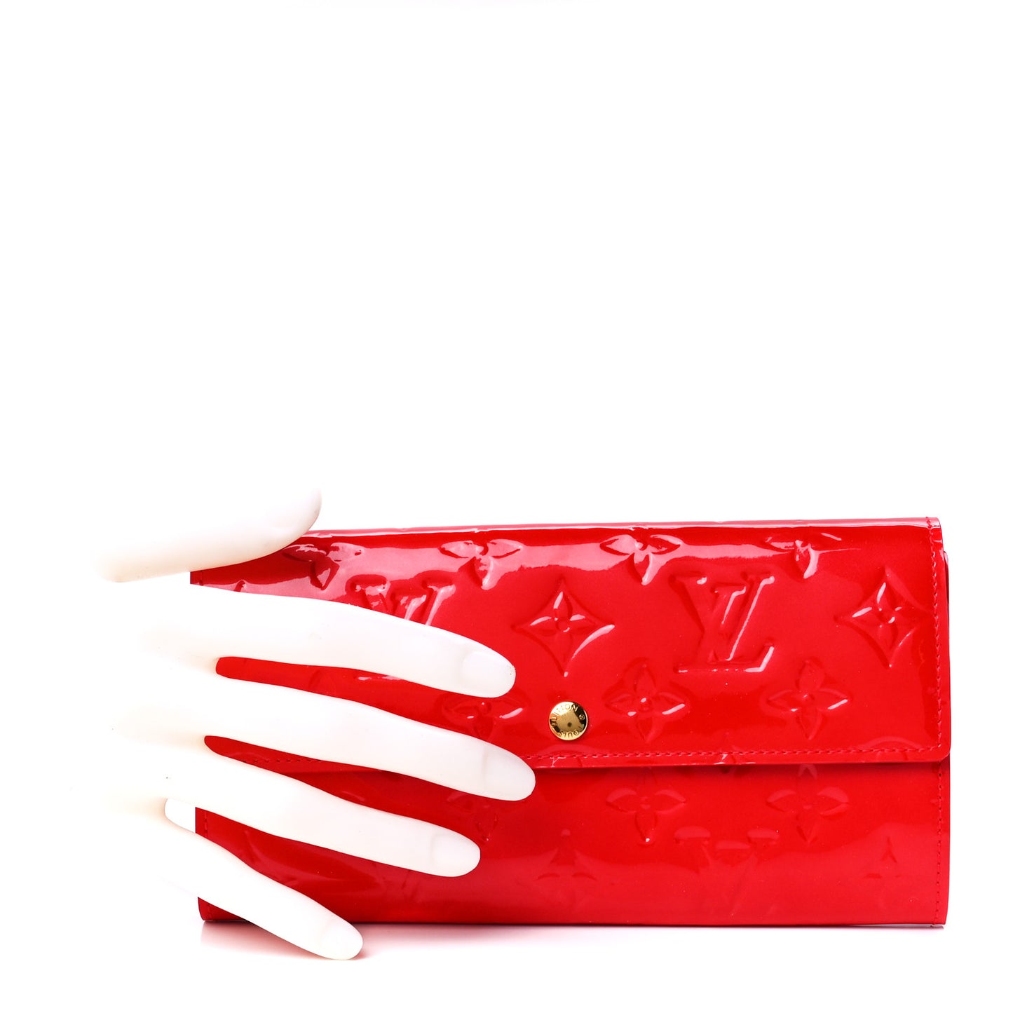 Vernis Sarah Wallet Rouge Grenadine