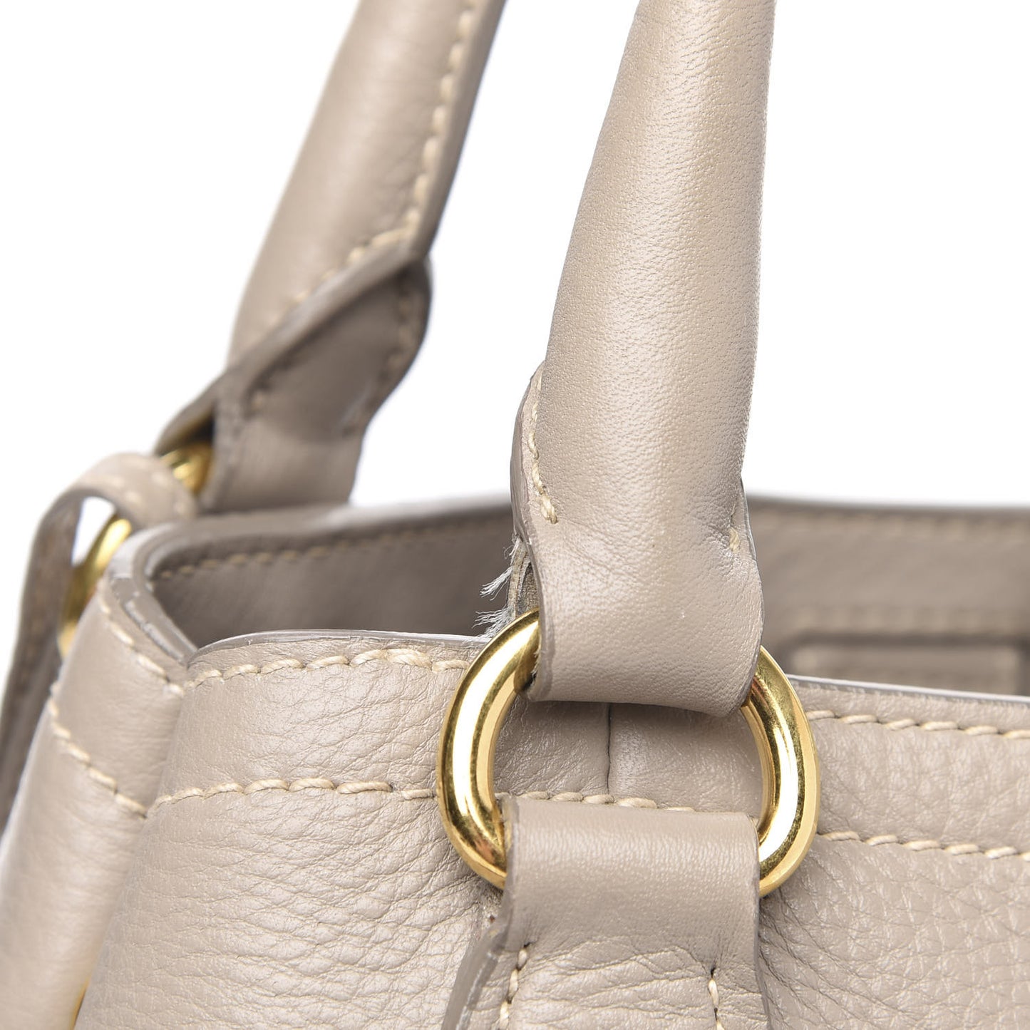 Vitello Daino Shoulder Bag Argilla