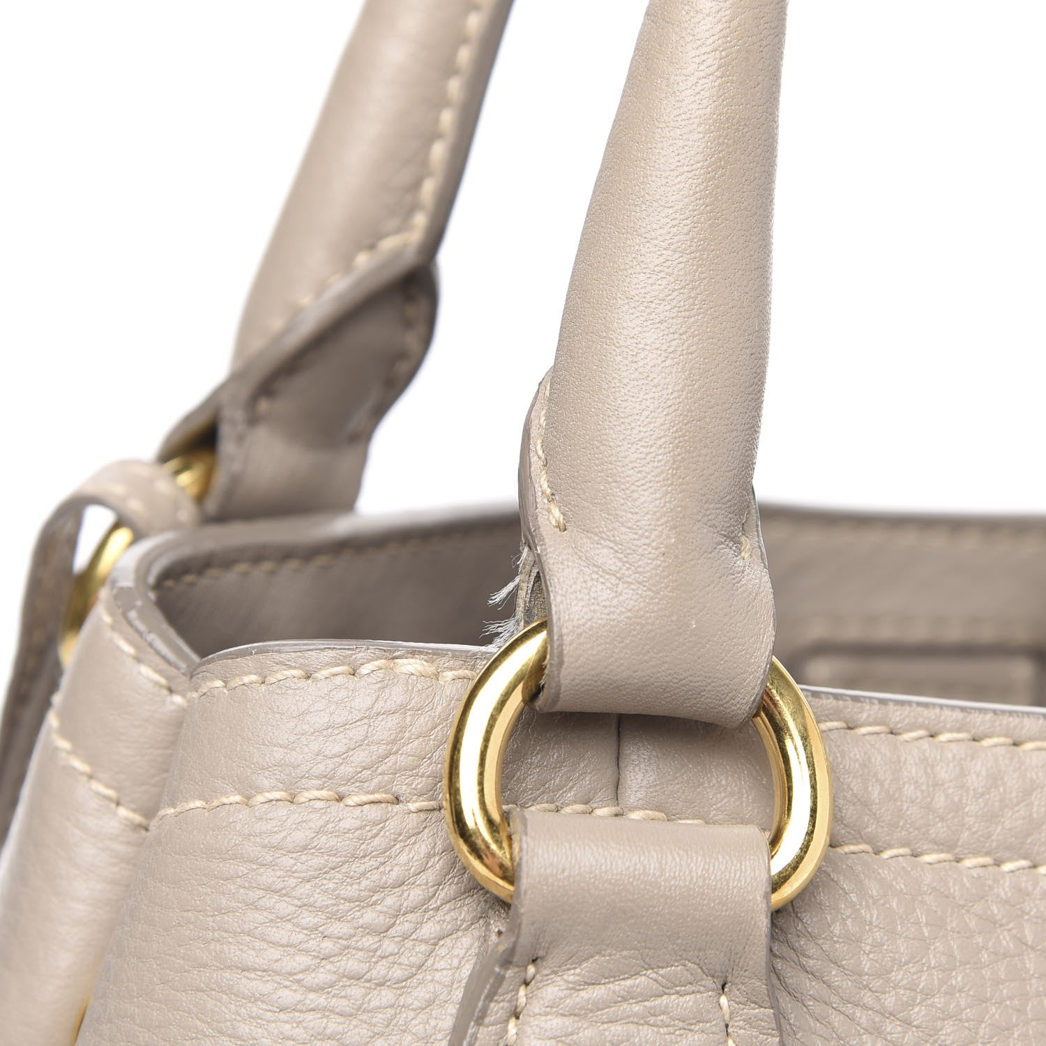 Prada Vitello Daino Shoulder Bag Argilla 12 of 15