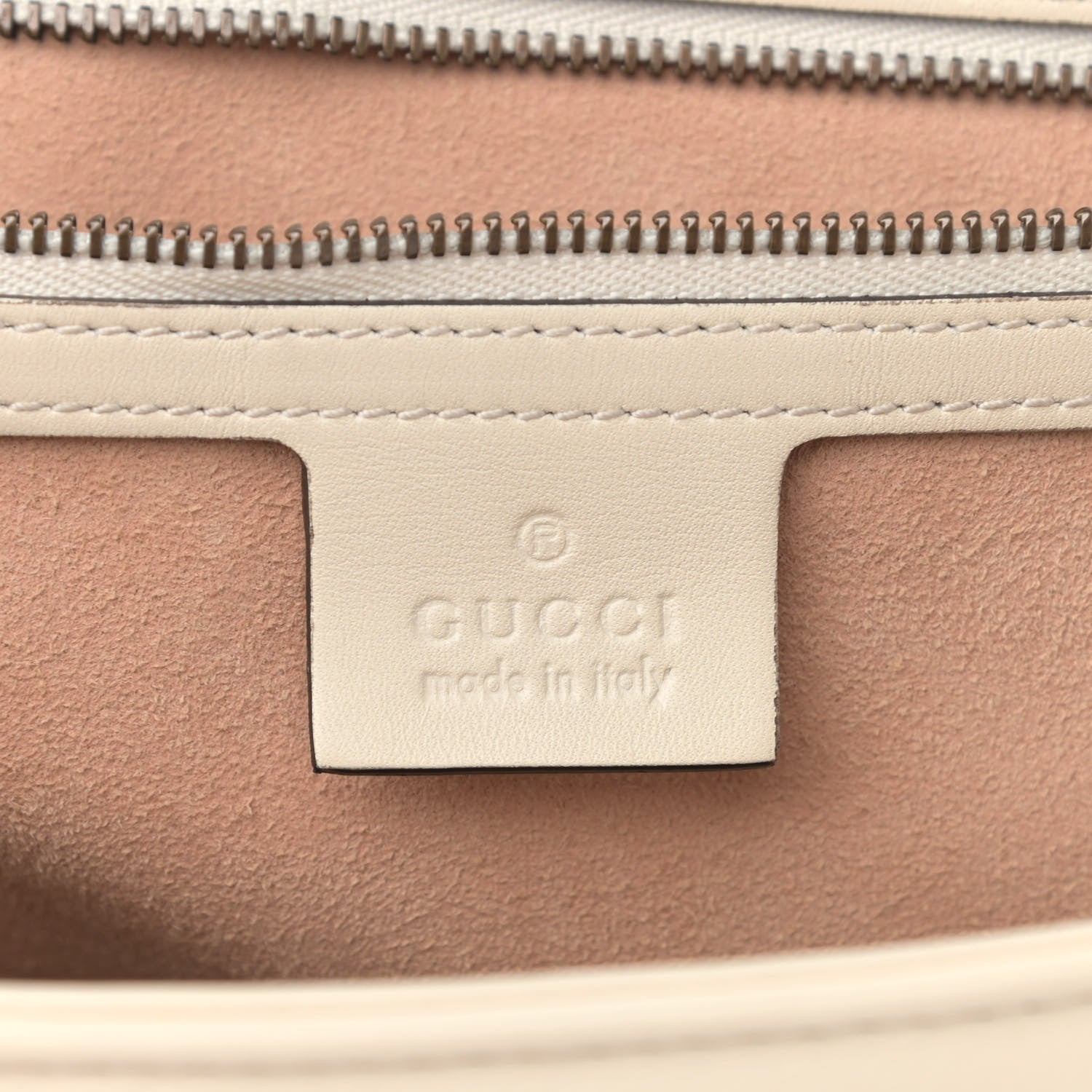 Gucci Calfskin Matelasse Maxi GG Marmont Top Handle Shoulder Bag Mystic White 6 of 12