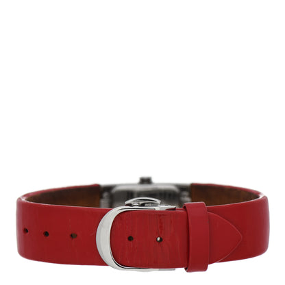 Christian Dior Stainless Steel Calfskin 15mm Diorific Quartz Watch Red 3 of 7