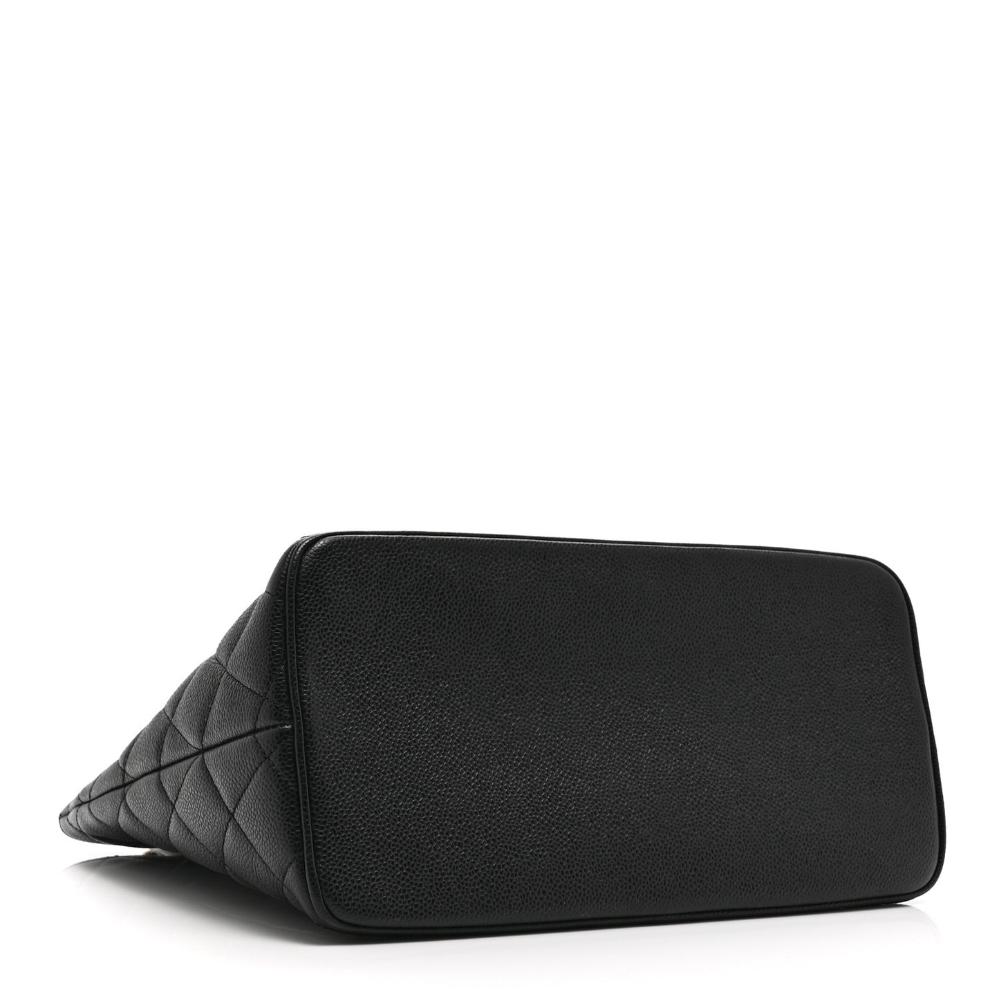 Caviar Quilted Medallion Tote Black