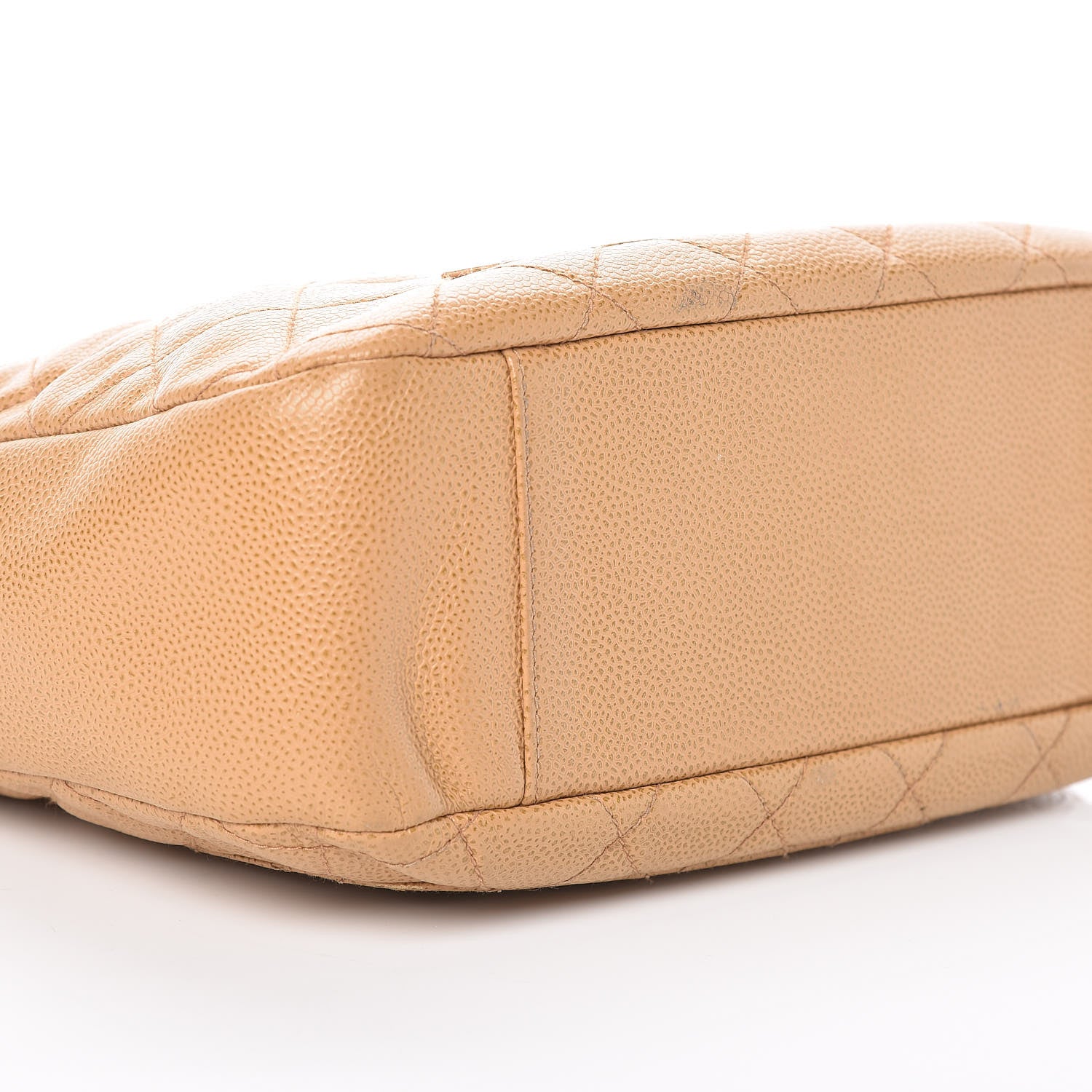 Chanel Caviar Quilted Hobo Beige 8 of 9