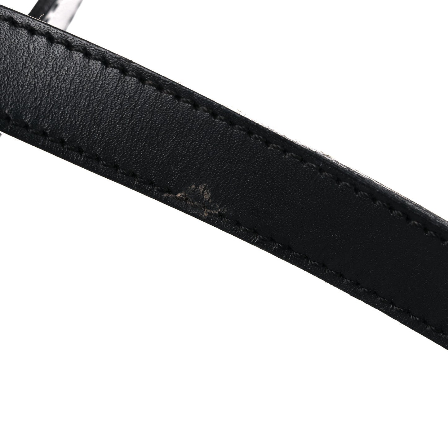 Zucchino Vitello Shoulder Bag Black
