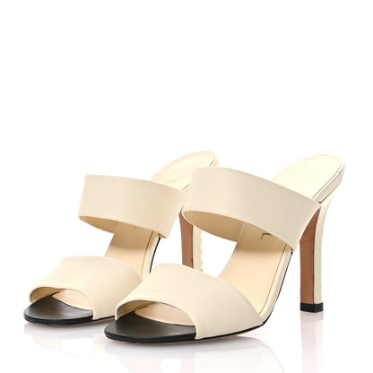 Chanel Lambskin Pearl Sandal Mules 37.5 Ivory 4 of 10