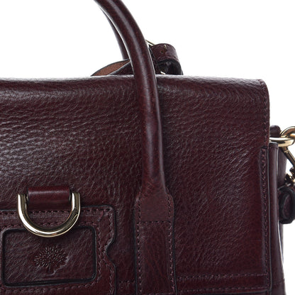 Mulberry Natural Leather Mini Cara Delevingne Convertible Satchel Oxblood 12 of 12