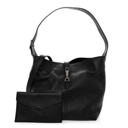 Gucci Soft Grained Calfskin Small Jackie 1961 Shoulder Bag Black 3 of 10