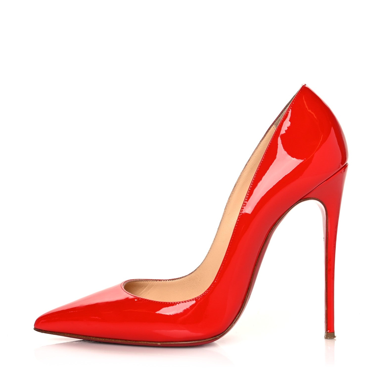Christian Louboutin Patent So Kate 120 Pumps 38 Red 1 of 7