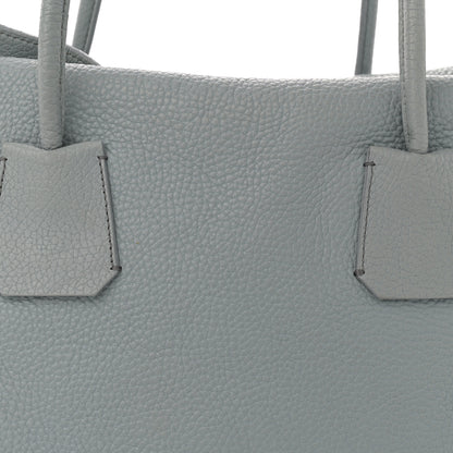 Burberry London Grainy Calfskin Medium Baynard Tote Sky Blue 8 of 18