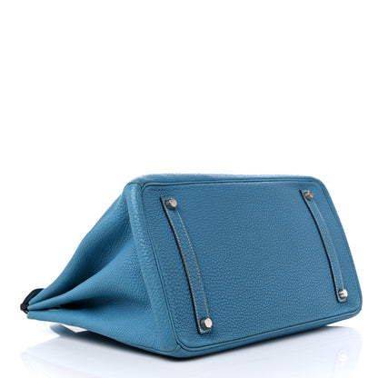 Hermes Togo Birkin 35 Blue Jean 4 of 18