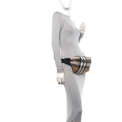 Burberry House Check Sonny Bum Bag Taupe Brown 2 of 10
