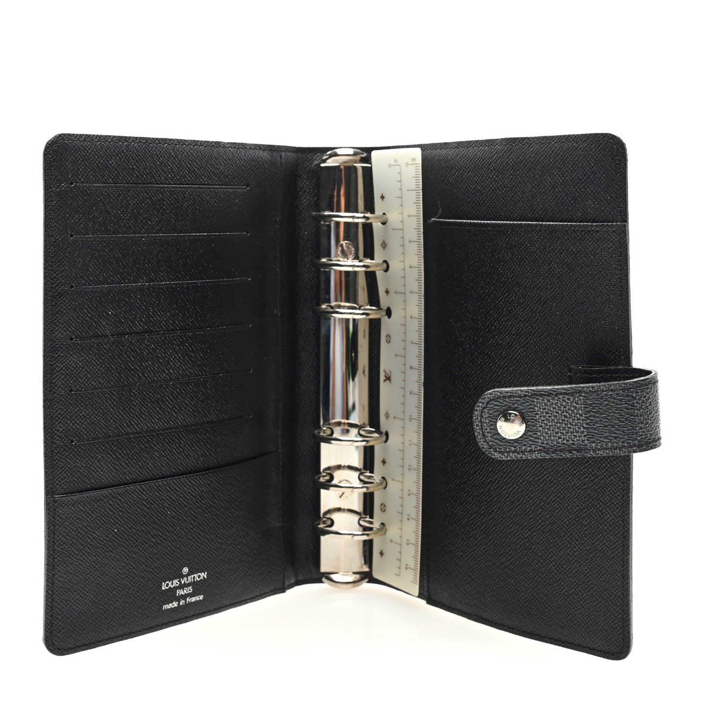 Damier Graphite Medium Ring Agenda Cover